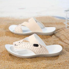 Men'S Beach Sandals Comfortable Breathable Summer Flip-Flops - 11 Sizes Available for Stylish Outfits - Lightweight Faux Upper & Durable Sole for Casual Vacation, Poolside, and Outdoor Activities, Beach Shoes