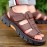Men's Open Toe Sandals, Anti-Slip Comfortable Beach Shoes for Summer