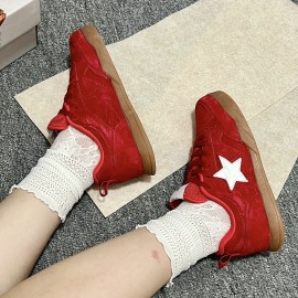 [Skateboard Shoes] Unisex Skateboard Shoes, Original Design Non-Slip Versatile Thick Sole Flat Sports Canvas New Trendy Outdoor Athletic Fashion Item High-End Streetwear for Boarding, Casual Sportswear and Parties, Skateboard Footwear, Party Shoes, Unisex Footwear, Trendy Sneakers, Reinforced Stitching, Nonslip Sole, Flat Sole Shoes, Sporty Canvas Shoes, Fashionforward Youth, Casual Wearers