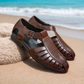 Men's formal British shoes breathable fashion sandals
